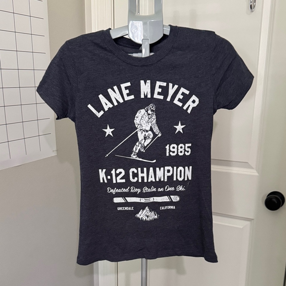 Vintage Lane Meyer Style Skiing Graphic Tee